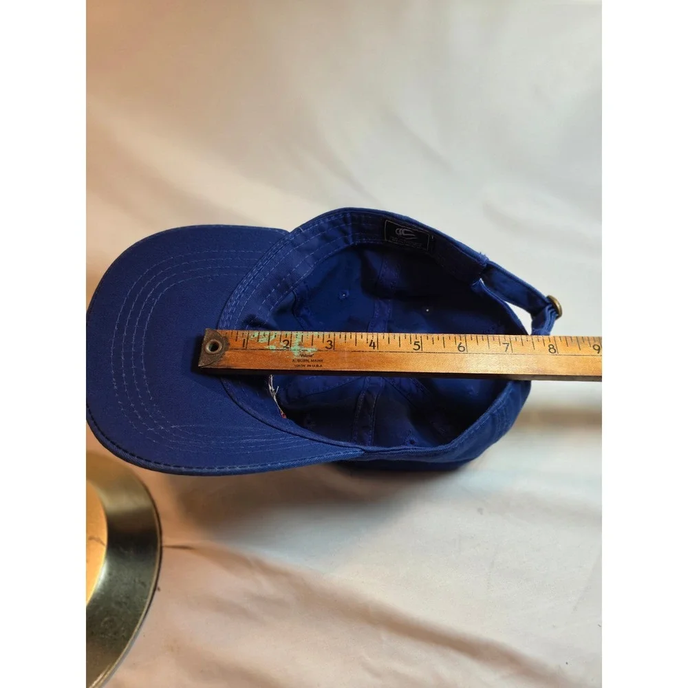 OC Sports Blue Embroidered Shield Star Logo Baseball Cap Adjustable Hat OSFM